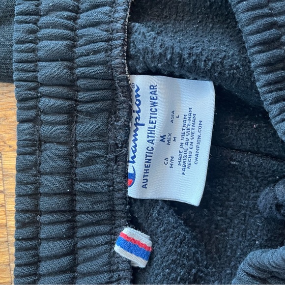 Champion Men’s Black Sweatpants Medium - Picture 3 of 3